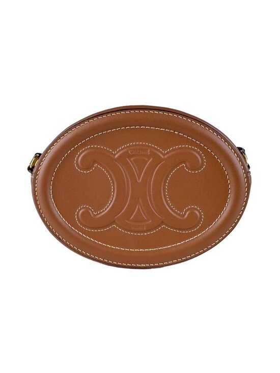 Celine Handbags - Celine Shoulder Bag Oval Purse Cuir Triomphe